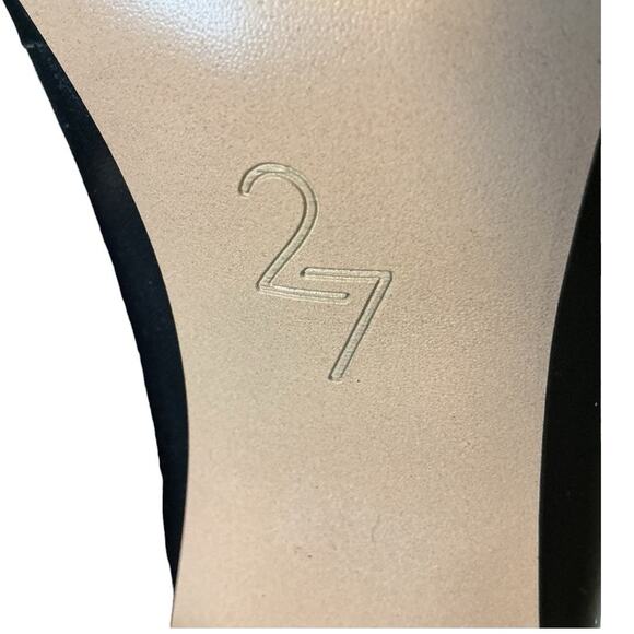 Naturalizer 27 Edit Women's 7M Rebecca Pump Heels Black Leather Support Comfort - Picture 12 of 12